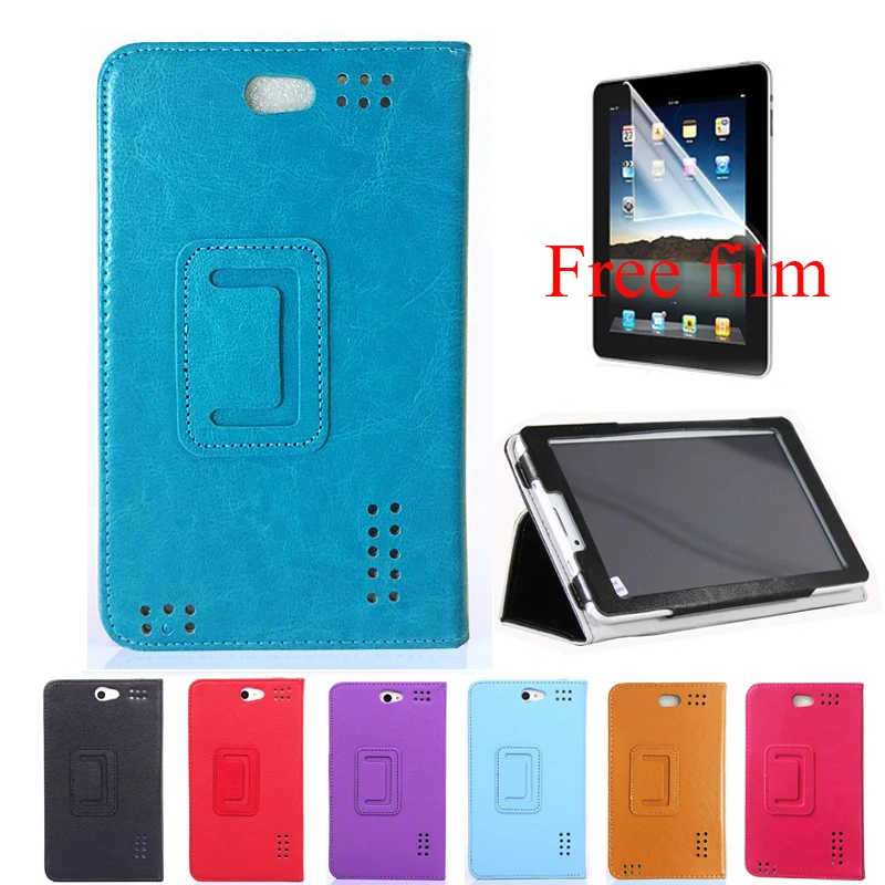 

Free Protective Film for Oysters T72HM/T72HMS 3G 7 Inch Tablet PU Leather Cover Case Free Shipping