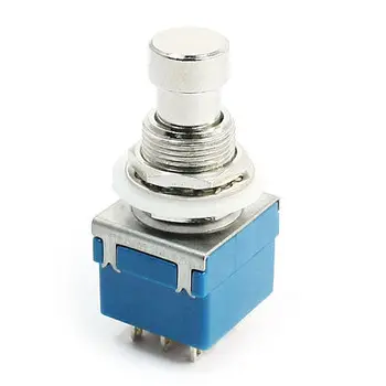 

3PDT Momentary Guitar Stomp Foot Pedal Switch True Bypass AC 250V 2A