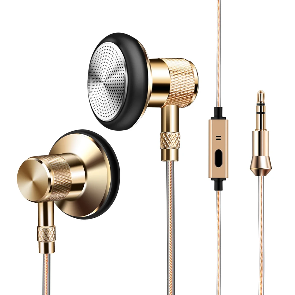 T6 In-Ear Headset Earbud Metal Earphone Super Clear Headset Handsfree call For iphone7 6 5s huawei xiaomi MP3/mp4 raxfly earphone for iphone xiaomi samsung huawei 3 5mm mobile phone in ear clear music earphone noise cancel earbud microphone