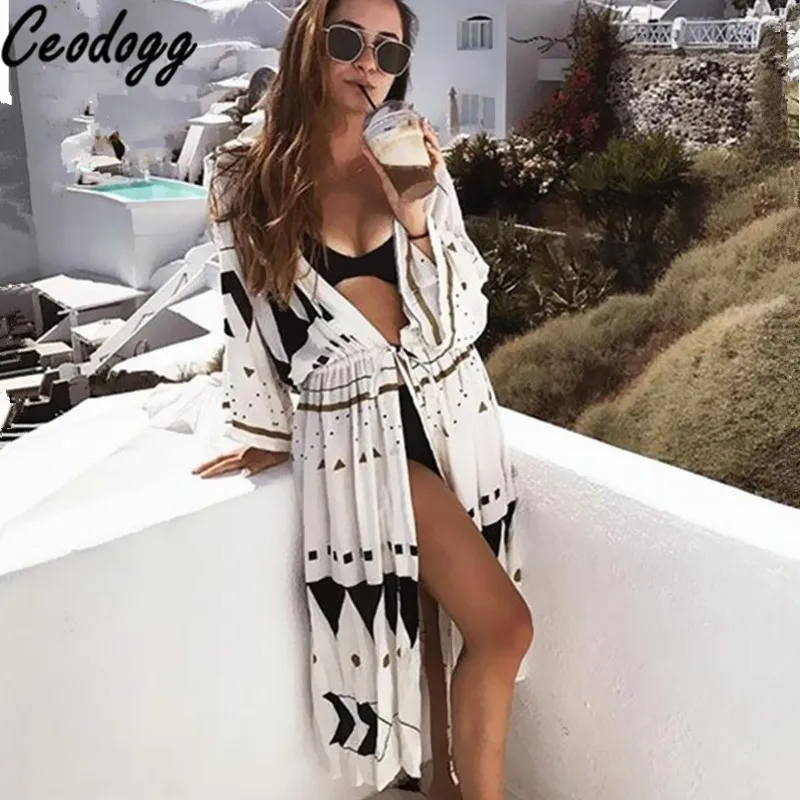 Пляжное платье саронги Cover-Up Купальники Бобе De Plage парео пляжные туники купальный