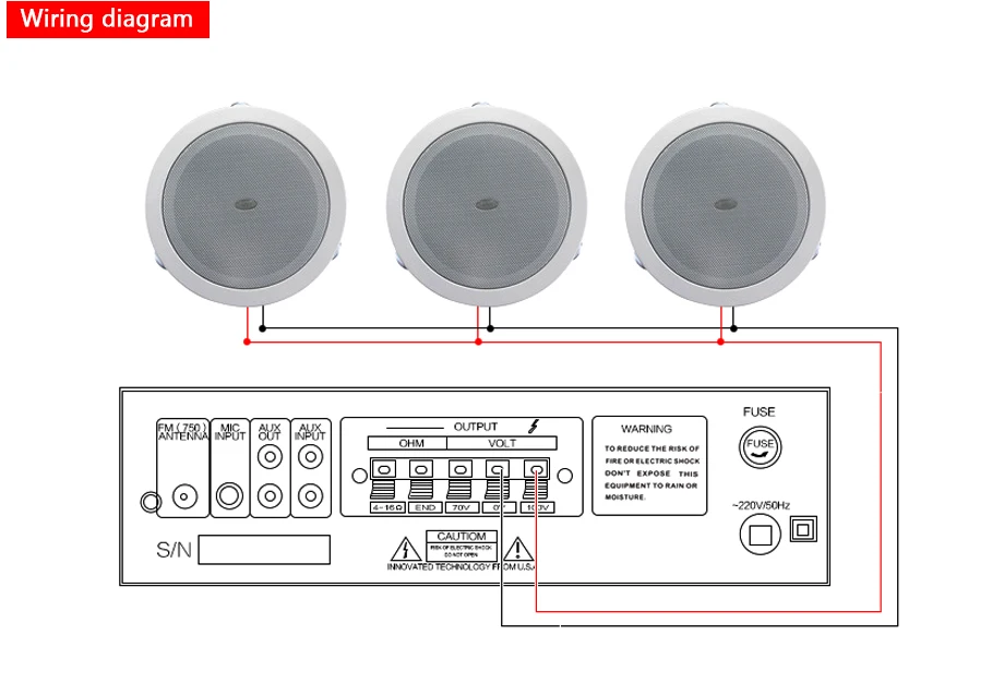 Oupushi TD206 в настенный динамик системы имеют лучшее качество звука потолочный динамик