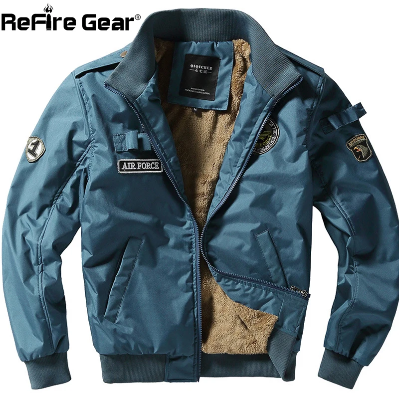 Мужская армейская куртка ReFire Gear теплая ветровка с флисовой подкладкой на