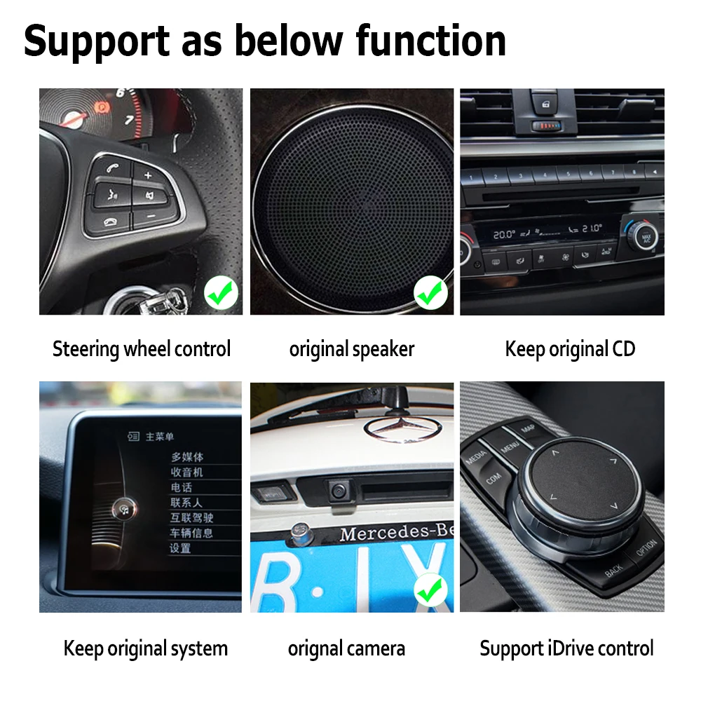 For BMW 1 Series 2012~2017 NBT Android car multimedia player Navigation Navi GPS BT Support 4G 3G W