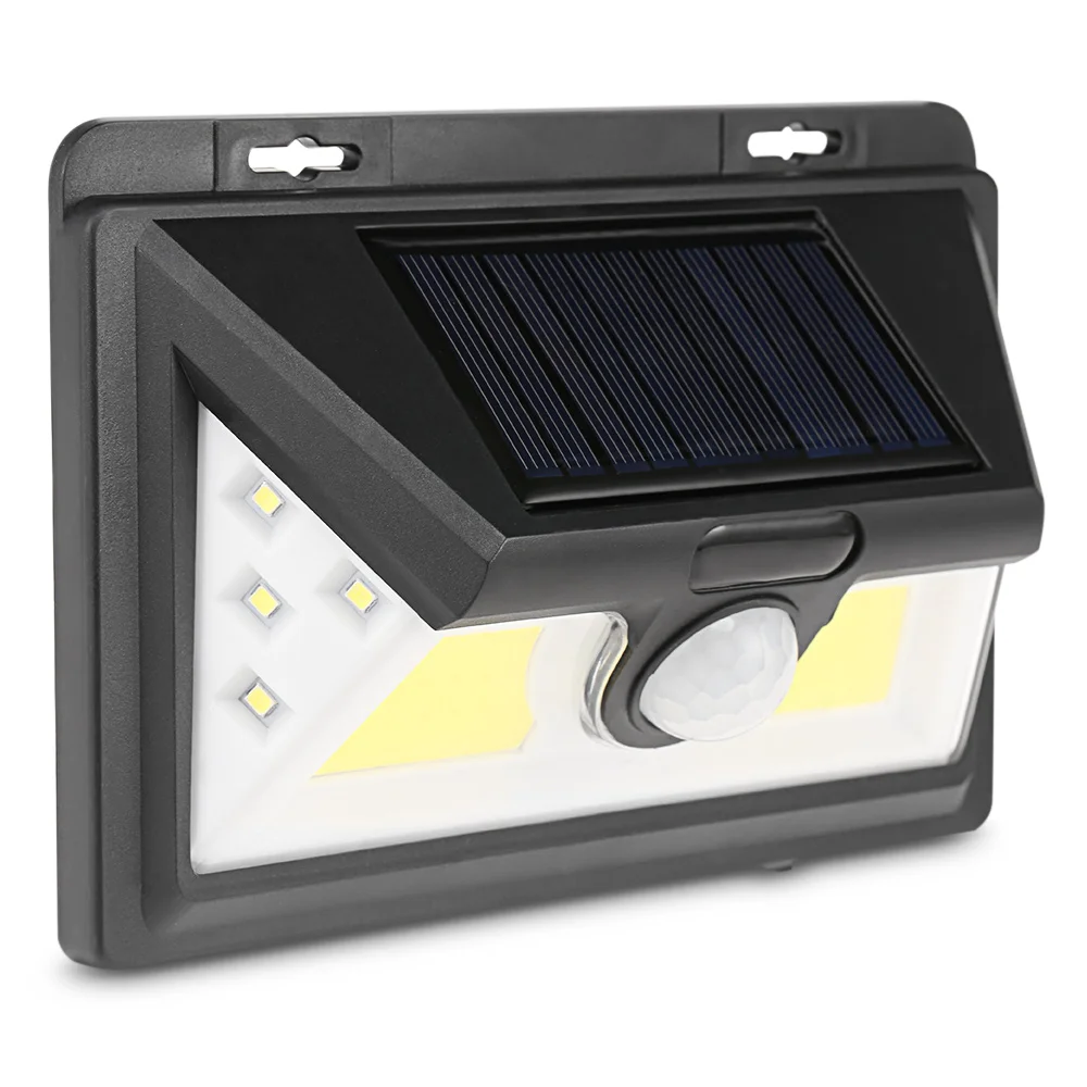 

LightMe 2018 New Design Solar Powered Wall Lamp COB Motion Sensor Light For Home Yard Decoration