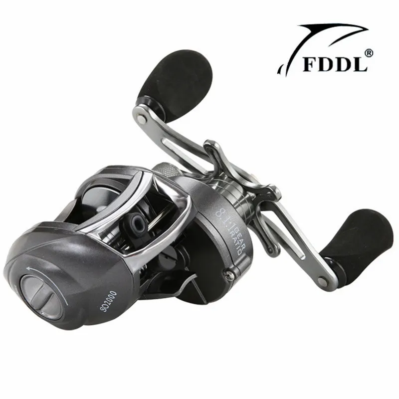 

8KG/17.6LB Dual Brake System Fishing Reel 12+1 Ball Bearings 8.1:1 Perfect High Speed Gear Ratio Baitcasting Reel Pesca