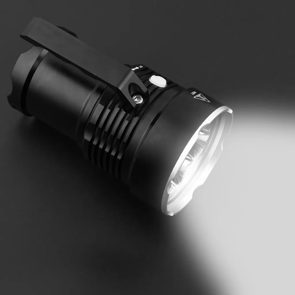 

Handheld XM-L T6 6LED Flashlight Searchlight Lamp 18650 Battery Torch Waterproof bicycle lamp lights Camping lantern Torches