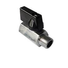 3/" BSP латунный Мини шаровой кран папа-мама BSP хромированный для воздушное водяное топливо