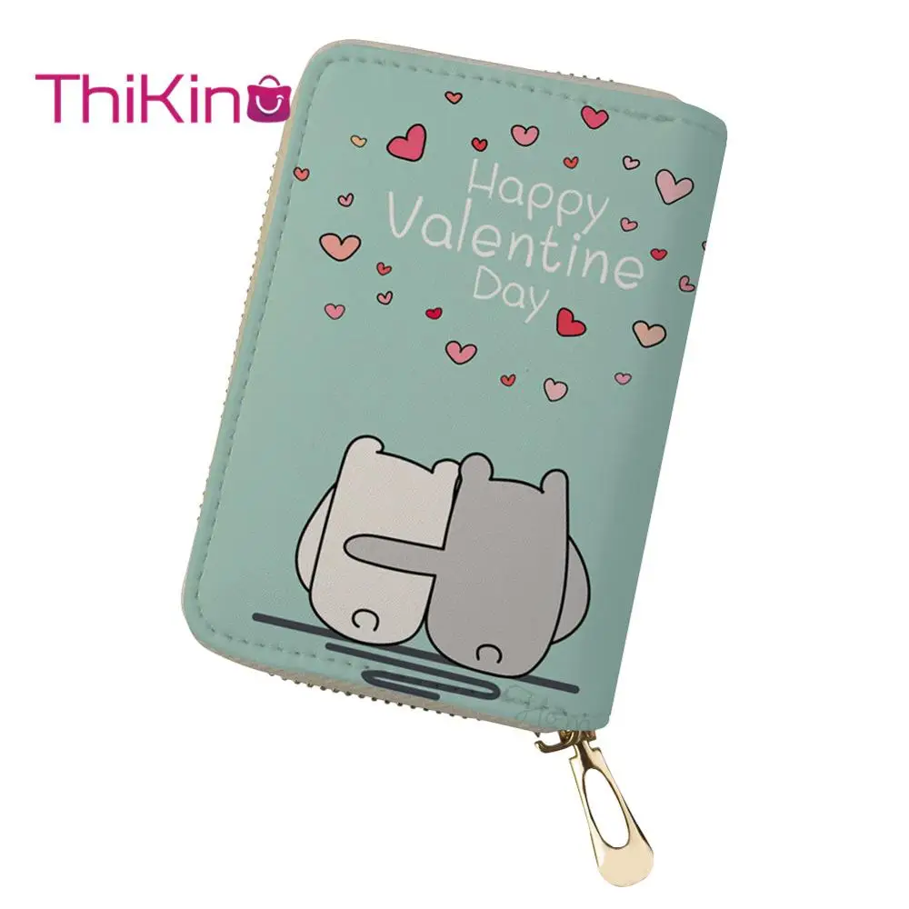 

Thikin Valentines Day Card Holder for Girls Teens Mini Card Bag Women Card Protector Students Card package Baby Storage Bags