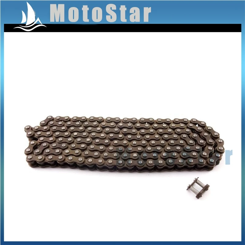 25H 158 Links Sprocket Chain With Spare Master Link For 47cc 49cc 2 Stroke Pocket Bike Dirt ATV Quad 4 Wheeler Mini Moto