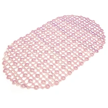 GSFY-PVC, сильный нескользящий коврик для ванной комнаты, для ванной, для душа, для ванной, массажный коврик, на присоске, розовый, красный