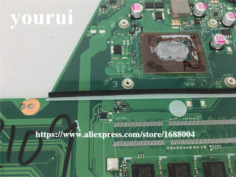 Для ASUS R512CA F551C X551C X551CA X551CAP I3-3217U Процессор 4gmemory материнская плата для ноутбука протестированы работу оригинальная материнская плата