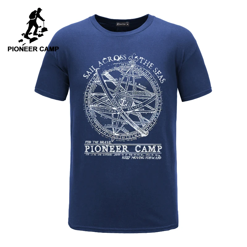 Pioneer Camp 2019 T-shirt à manches courtes hommes conception de marque de mode 100% T-shirt en coton qualité masculine t-shirts à col rond 405038