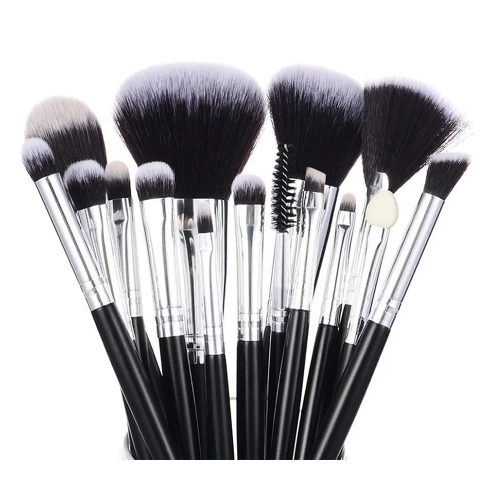 

Professional Makeup Brushes Set Powder Foundation Blush Eye shadow Brow Liner Blending Highlight Contour Beauty Tools 6/12/15pcs