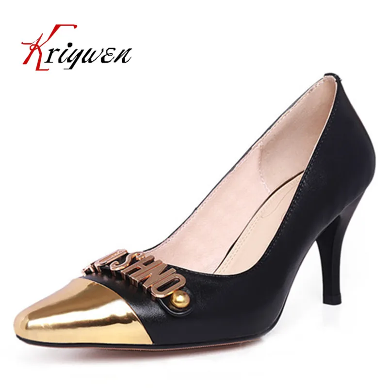 black thin high heels