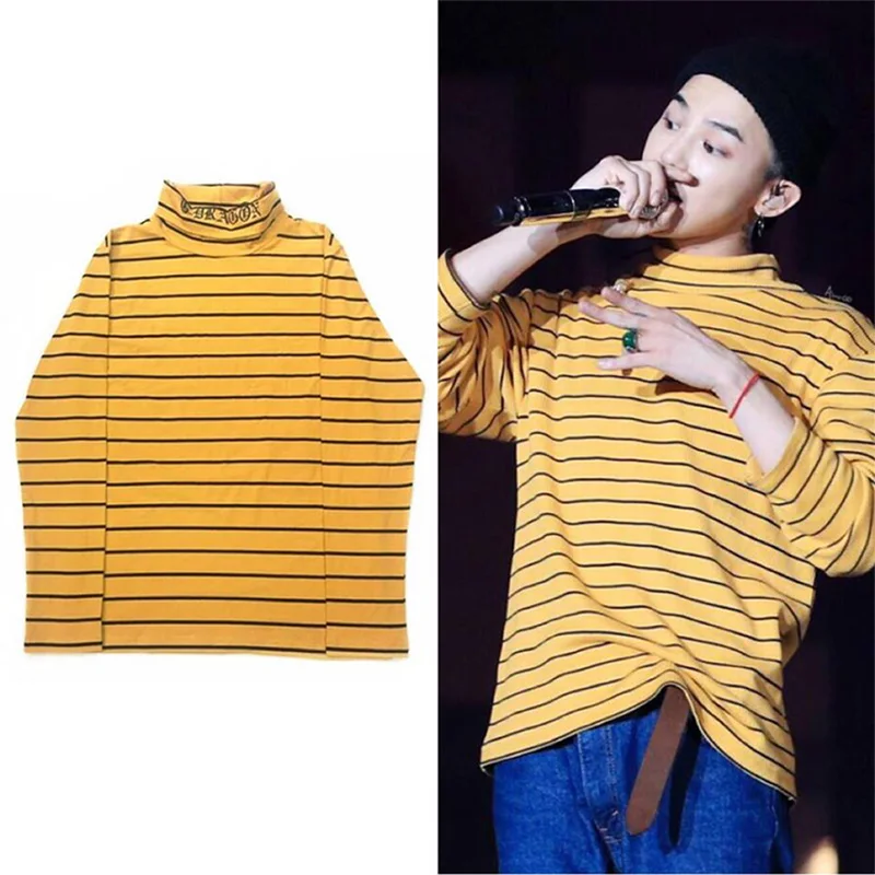Kpop Bigbang Gd Same Shirt Long Sleeve Embroidery G Dragon Yellow Black Stripped Turtleneck Fashion Boys Girls Pullover Buy At The Price Of 22 49 In Aliexpress Com Imall Com Kpop Bigbang Gd Same Shirt Long Sleeve Embroidery G Dragon Yellow Black Stripped Turtleneck Fashion Boys Girls Pullover Buy At The Price Of 22 49 In Aliexpress Com Imall Com