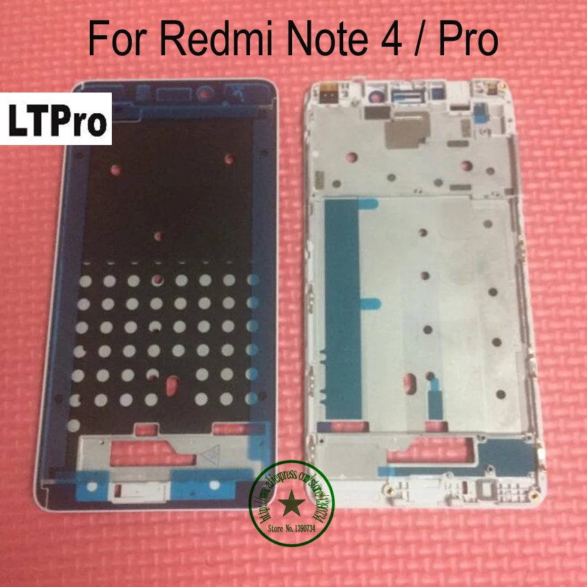 LTPro Лучшее качество Hongmi Note 4 ободок средняя рамка для Xiaomi Redmi Note 4/Pro передний ЖК-Корпус Запчасти для сотового телефона