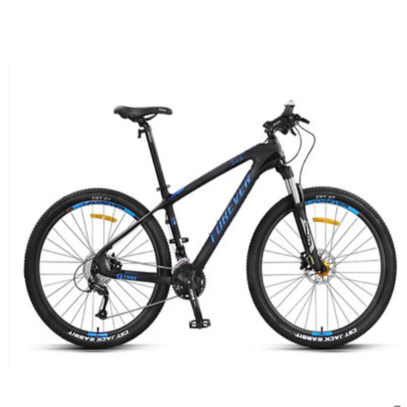 Carbon Fiber Mountain Bike Male Off-road Shimano Variable Speed Double Damping Bicycle