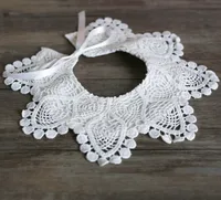 Bavoirs en dentelle 100% coton pour bébés filles de 0 à 3 ans, flambant neufs 4