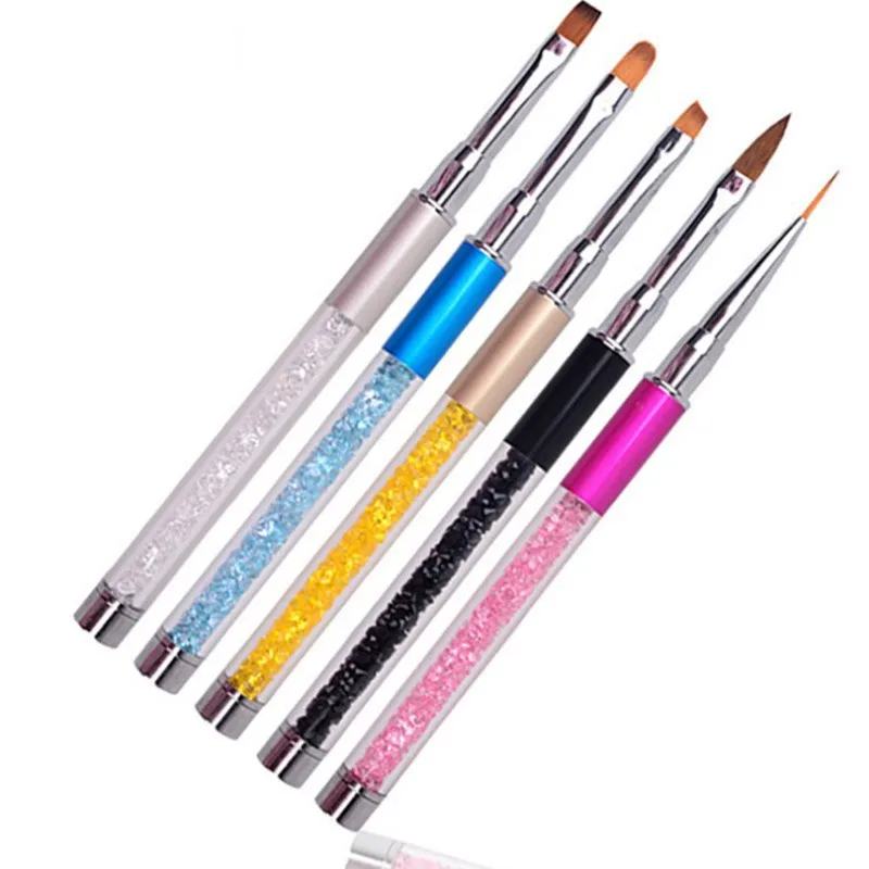 Natural 20PCS/Set Nail Art Pens Painting Drawing Polish Brush Tools Design Dotting Women New