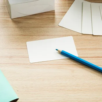 

Blank White Cardboard paper Message Card Business Cards Word Card DIY Tag Gift Card About 100pcs (White)