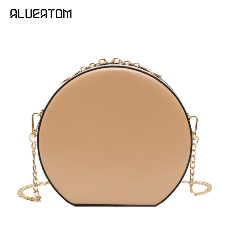 

Brand 2019 Round Handbags Women High Quality PU Leather Women Bag Round Cute Girl Shoulder Messenger Female Bag Sac Bolsa
