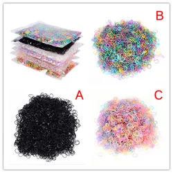 New 500pcs/set Ties Braids Plaits Rubber Ponytail Holder Elastic Hair Sale Hairband Rope Hair Styling Tools New 500pcs/set Ties Braids Plaits Rubber Ponytail Holder Elastic Hair Sale Hairband Rope Hair Styling Tools
