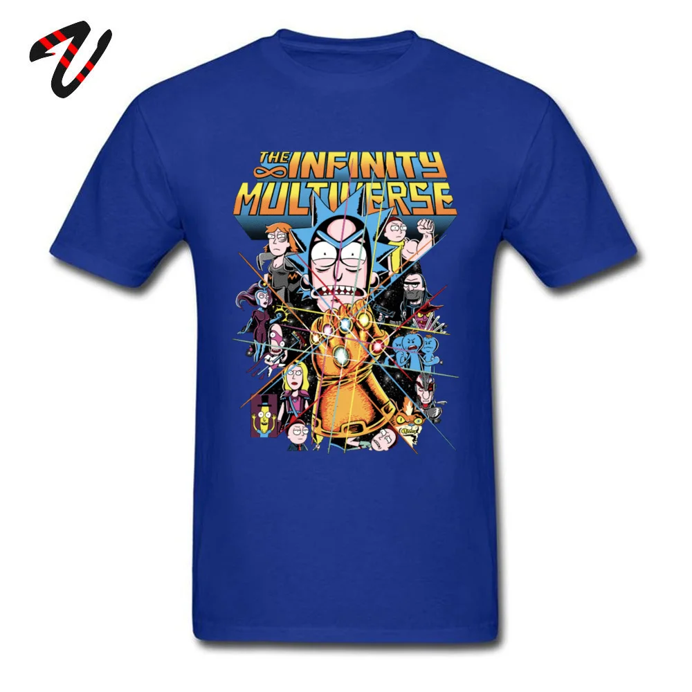_black Tops Tees rickandmortyMarvelAvengersEndgame Mother Day 100% Cotton O-Neck Men Top T-shirts Personalized Tops Shirts Funny rick-and-morty-Marvel-Avengers-Endgame blue
