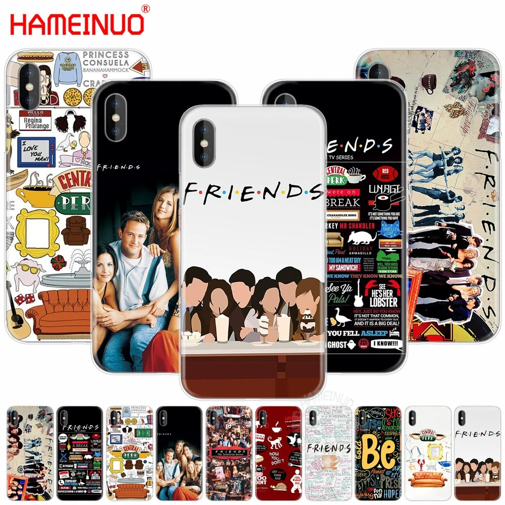 HAMEINUO ТВ друзья навсегда сотовый телефон чехол для iphone X 8 7 6 4 4s 5 5s SE 5c 6s плюс |