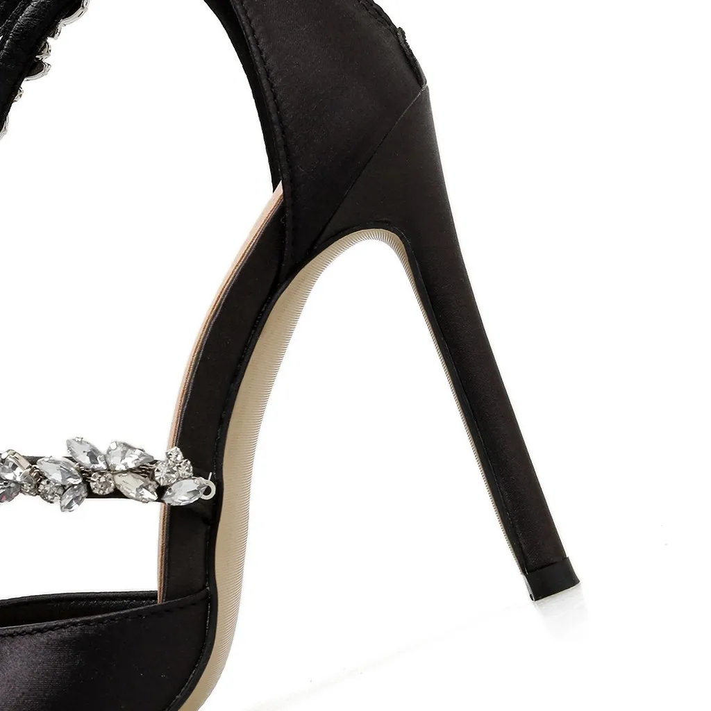 Женские босоножки одежда в стиле знаменитостей простой Стиль, прозрачные, с ремешками сандалии с пряжкой женская обувь на высоком каблуке;# N3