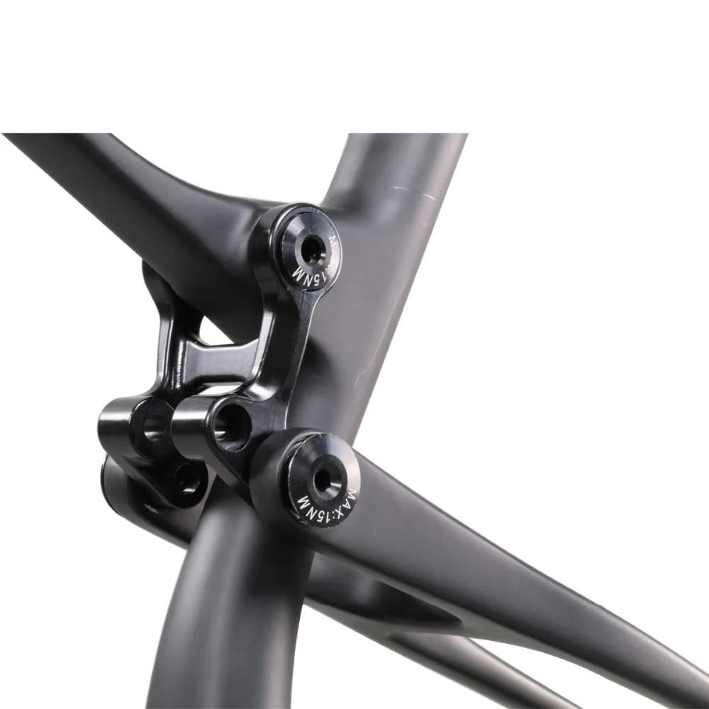 Best TRIAERO 29ER Carbon XC Dual Suspension boost 148*12mm  UD matte BB92 carbon frame 5