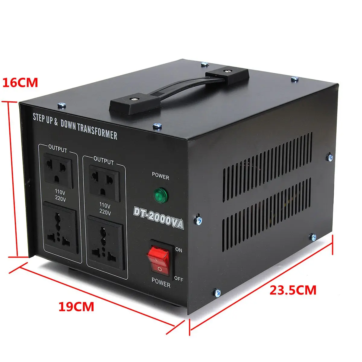 Transformador de Potência Resistente do Conversor do Regulador de Tensão 5000 w 220 v Auf 110 Conversor 500 - 1000 2000 3000 Mod. 145856 6 5001000200030005000 w transformador de potência resistente do