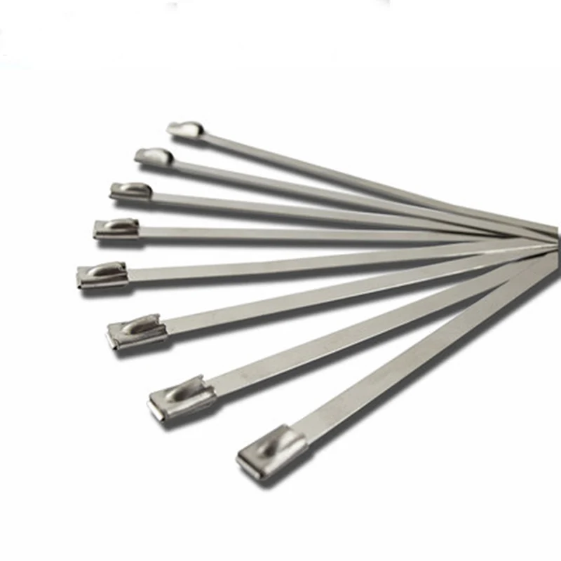 4.6mm x 520mm STAINLESS STEEL SPRING TYPE METAL CABLE TIES TIE ZIP WRAP EXHAUST