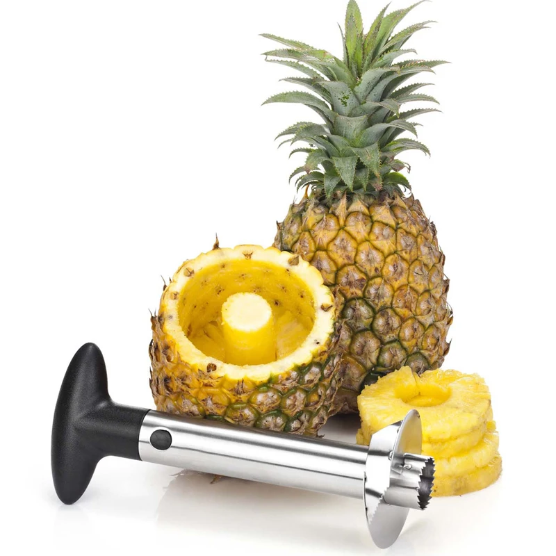 High Quality PP+Stainless Steel Pineapple Peeler Kitchen Tools Fruit