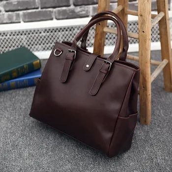 

070317 new hot man handbag men fashion top-handles bag