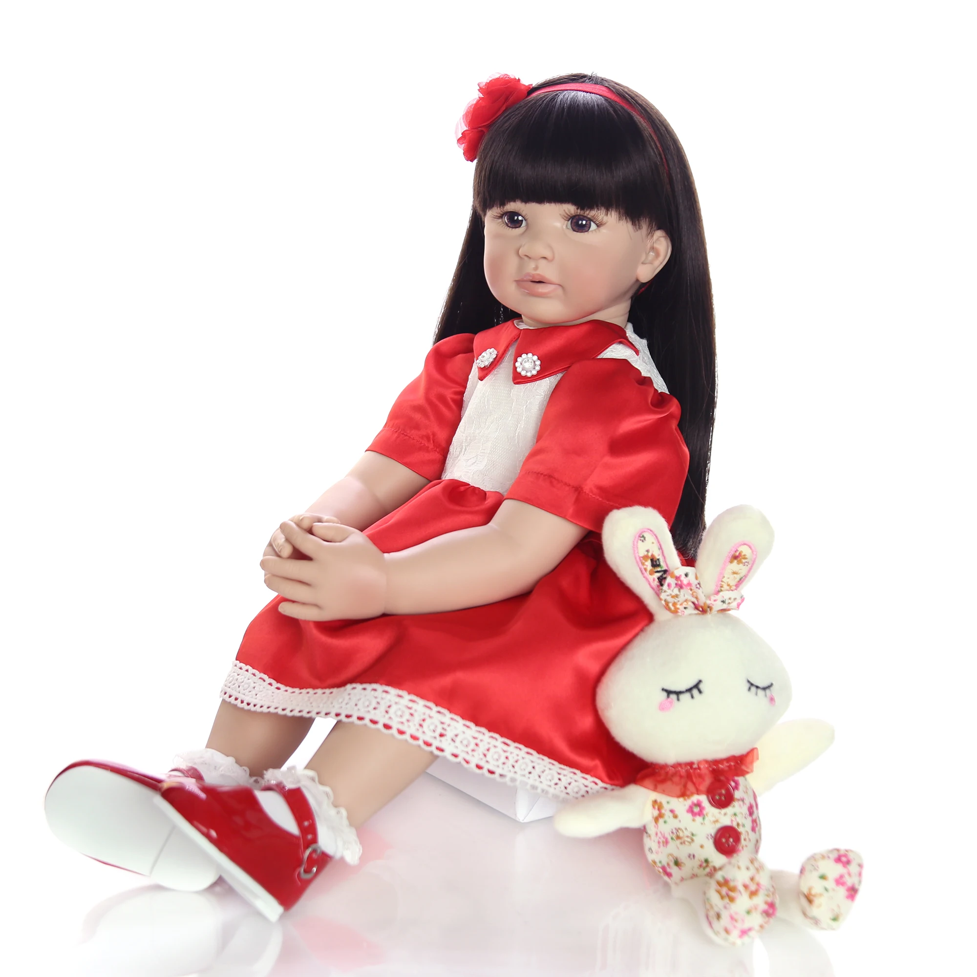 Силиконовая виниловая Кукла реборн KEIUMI Реалистичная кукла принцессы 24 дюйма