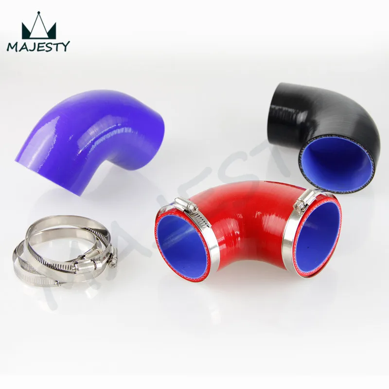 90 Degree Racing Silicone Hose Reducer Elbow Pipe Hose Intercooler