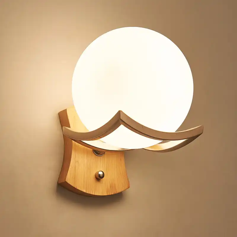 nueva lampara de pared de madera para loft luminarias de interior lampara led de pared aplique led para interiores accesorios de iluminacion para