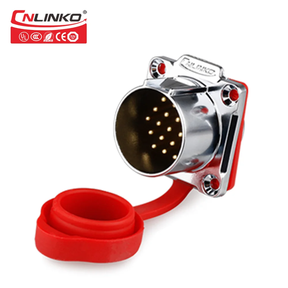 Cnlinko M24 Multicore 5A AC DC панель питания адаптер 24 Pin IP67 мужской и женский Электрический