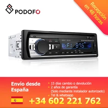 Podofo 1 din Car Radio Stereo Bluetooth Caricatore A Distanza di Controllo del telefono USB/SD/AUX-IN Audio Lettore MP3 1 DIN In-Dash Car Audio