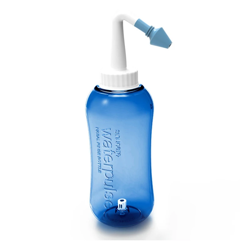 

Waterpulse Nasal Wash Bottle Portable Nasal Rinse Cleaner 500ml Capacity Irrigation Allergies Relief Rinse Neti Pot Nose Wash