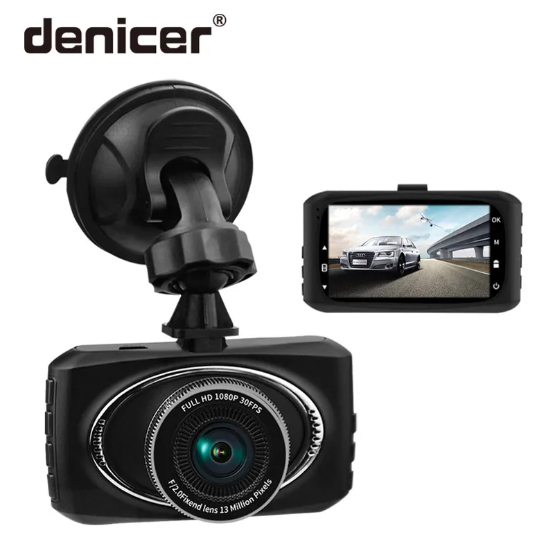 Denicer Car Cvr камера видеокамера 1280x720P Dashcam Автомобильный регистратор Dvr 100 градусов