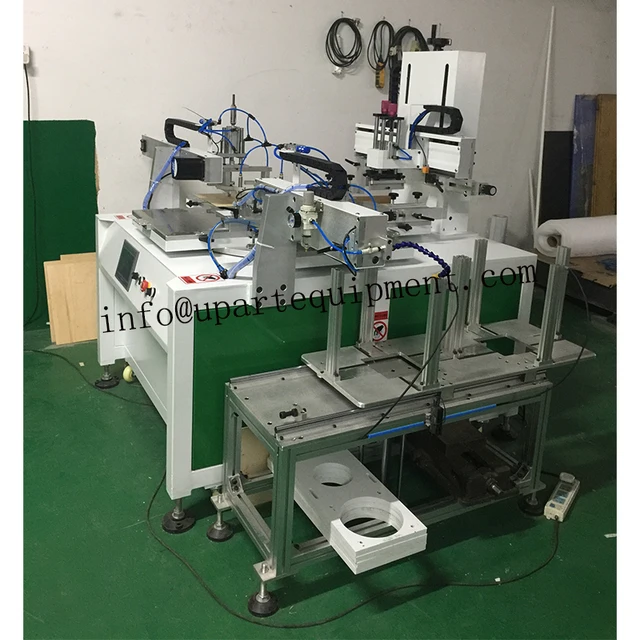 Automatic Carboard Screen Printing Machine Name Plate Print Machinery