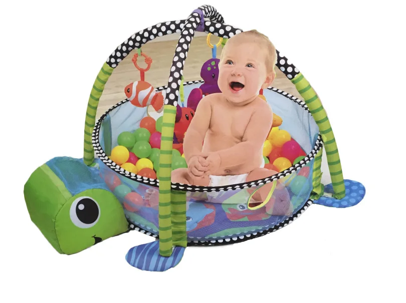 Детский многофункциональный игровой коврик ограждение Океанский бассейн стойка для фитнеса игровое одеяло с шариком черепаха Лев узор детские манежи