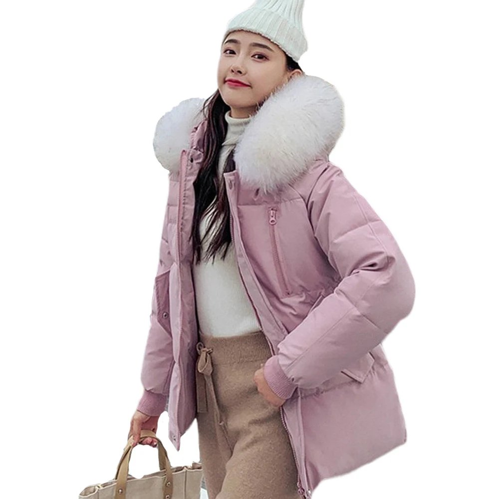 

Slim winter coat down ladies down parka down women winter 2019 new jacket short jacket thicker outwear 816