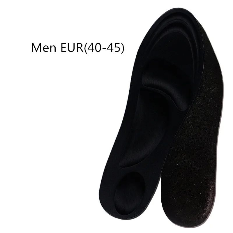 Женские и мужские ортопедические стельки, устойчивые, унисекс, на плоской подошве, стельки для поддержки стопы, удобные подушечки, обувь, аксессуары - Цвет: Men Black