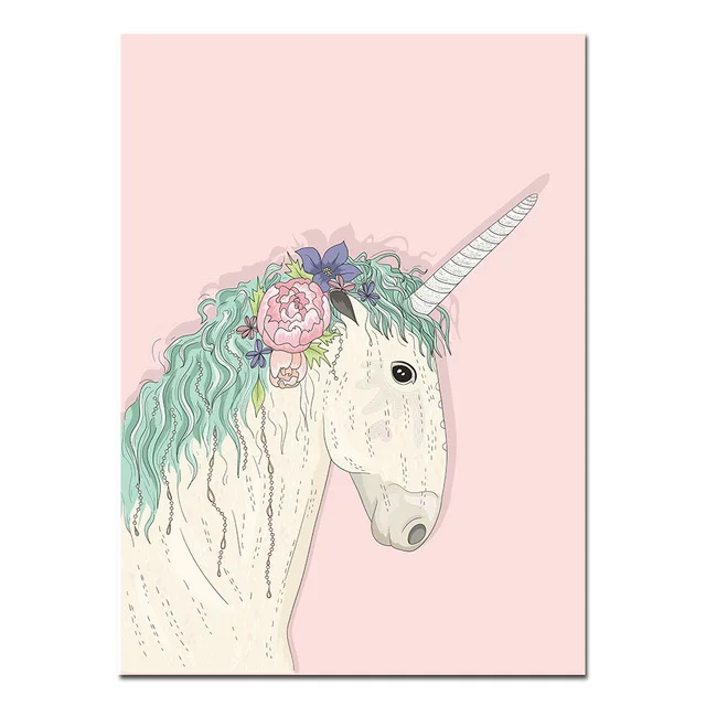 Cartoon-Girl-Unicorn-Flamingo-Poster-and-Print-Wall-Art-Canvas-Painting-Nordic-Style-Nursery-Picture-for.jpg_640x640 (4)