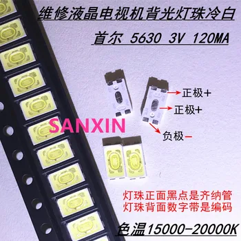 

1000PCS FOR SEOUL LED Backlight Middle Power LED 0.5W 3V 5630 5730 STWRK141E Cool white LCD Backlight for TV Application PLCC-4