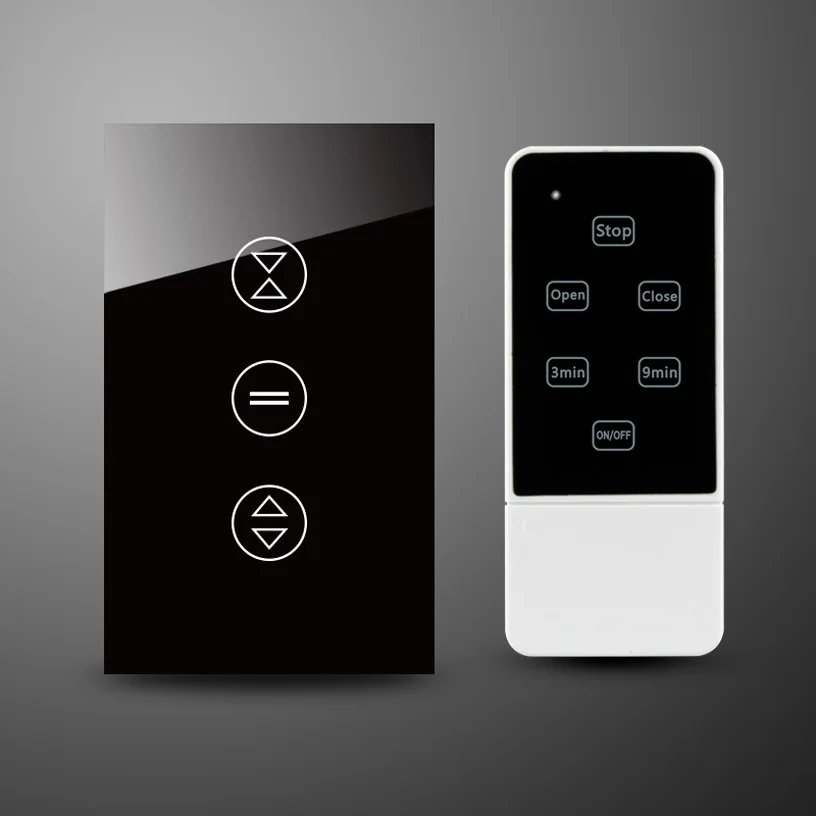 

US AU Standard Wireless Remote Control Touch Screen Electric Wall Switch Touch Curtain Switch