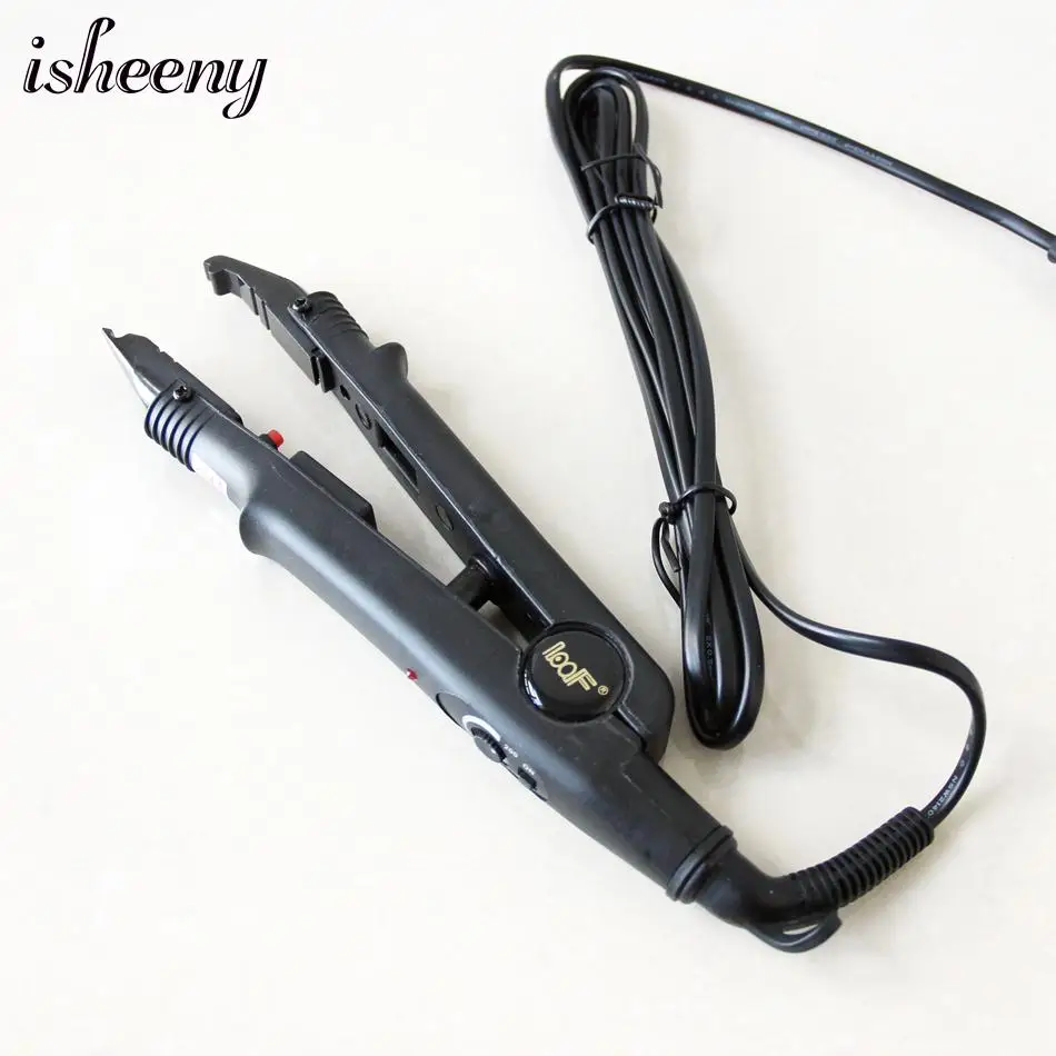 Loof 611 Black Hot Fusion Hair Extensions Iron Connectors Prefessional Control temperature Accessories For Hair Salon Style Loof 611 Black Hot Fusion Hair Extensions Iron Connectors Prefessional Control temperature Accessories For Hair Salon Style
