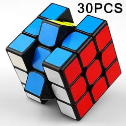 30 шт. YongJun GuanLong 57 мм волшебный куб Professional Competition Smooth Puzzle cube Learning развивающие игрушки